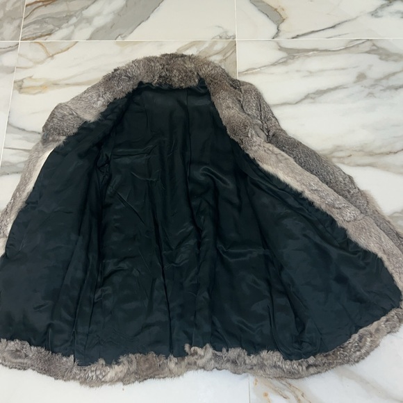 Genuine rabbit fur  coat - Picture 4 of 11